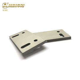Tungsten Carbide Scraper Blade / Carbide Tip Tool Parts Untuk Conveyor Cleaners